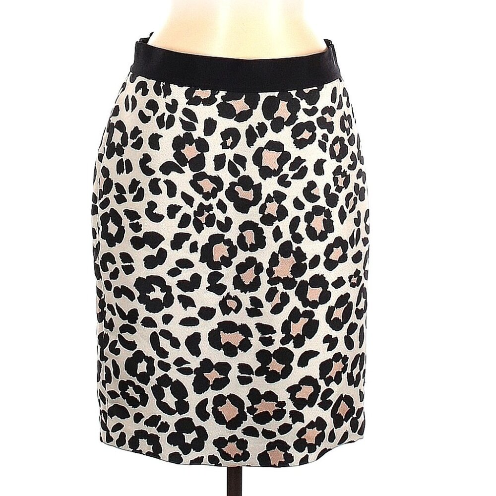 Ann Taylor Animal Print Midi Skirt - Bold & Elegant, Size 6